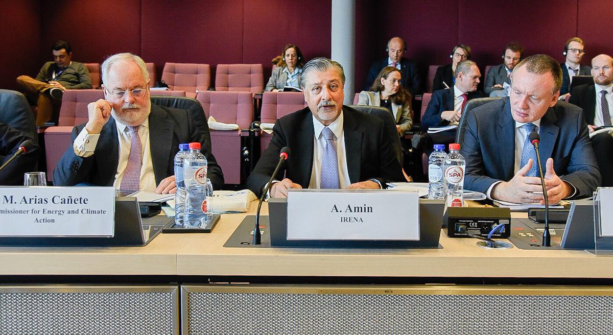 We are now moving into a new phase, where a massive but cost-effective scale-up of renewable-power is central to #energytransformation. This requires reinforced innovation - @AdnanZAmin launches new <a href="/IRENA/">IRENA</a> report on #Innovation w/ <a href="/MAC_europa/">Miguel Arias Cañete</a>. Read more bit.ly/2Ixfv1M
