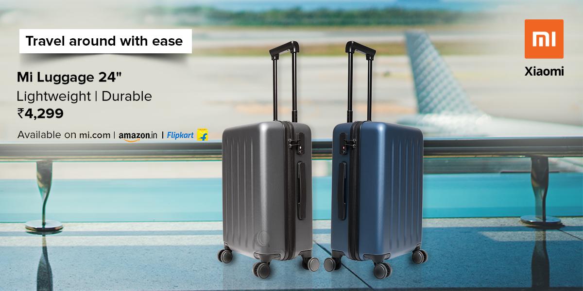 mi luggage flipkart