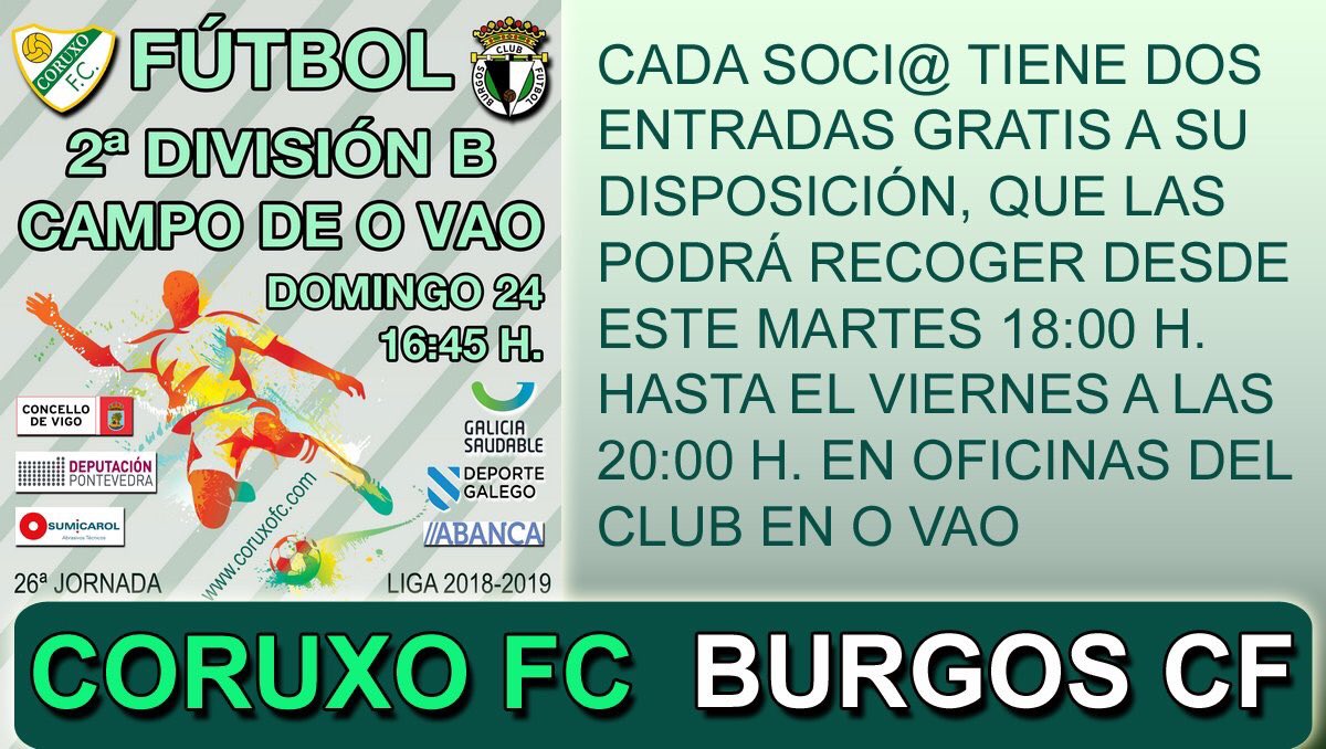 antondevicente's tweet photo. ⚽️Conseguimos un gran ambiente en el fortín de O Vao @CoruxoFC1 ? 💚 quien se anima ?💪🏽 https://t.co/B7zsgVHZos