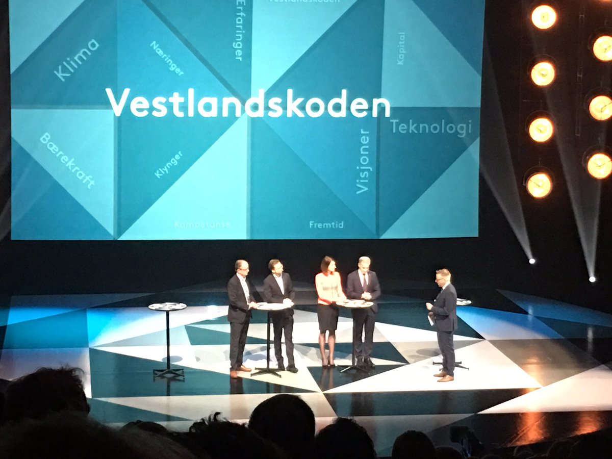 Diskuterer #hjerneflukt <a href="/Lyse/">lyse</a> har rett det er #hovedkontorene som flytter østover som er utfordringen. #Vestlandet trenger hovedkontor. #Vestlandskonferansen