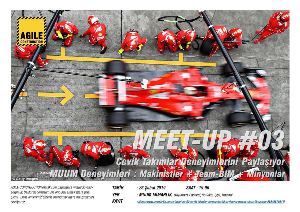 Check out "Meet-up # 03 : Çevik Takımlar Deneyimlerini  Paylaşıyor : MUUM MİMARLIK" eventbrite.com/e/meet-up-03-c… @Eventbrite
<a href="/MuuM_ARCHITECTS/">MUUM</a> 
#scrum #underagileconstruction
#agileconstruction #agiletransformation #BIMmanagement #designmanagement #constructionmanagement