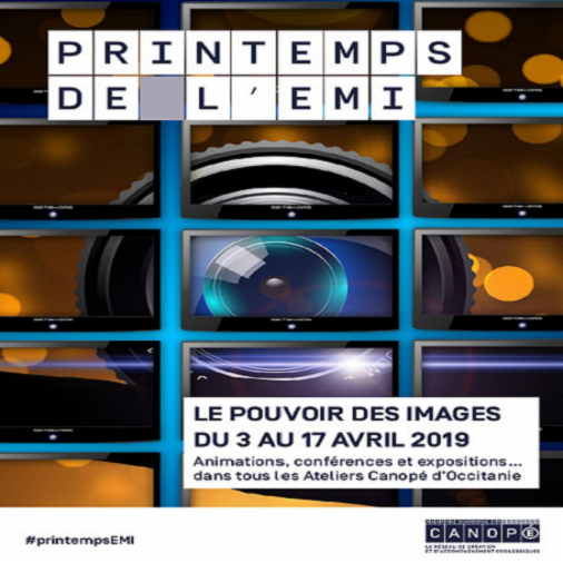 Du 03 au 17 avril 2019, 4ème édition du Printemps de l'EMI : Le pouvoir des images frama.link/zKcZ5ZBs <a href="/reseau_canope/">Réseau Canopé</a>
▶️Le programme complet via <a href="/actoulouse/">Académie de Toulouse</a>
frama.link/HK_moa9J
#printempsEMI2019 <a href="/acmontpellier/">Académie Montpellier</a> <a href="/ClemiMontp/">DAEMI Montpellier-CLEMI</a> <a href="/Clemi_Toulouse/">CLEMI Toulouse</a>
@canope_09 @canope_11 @CANOPE_12