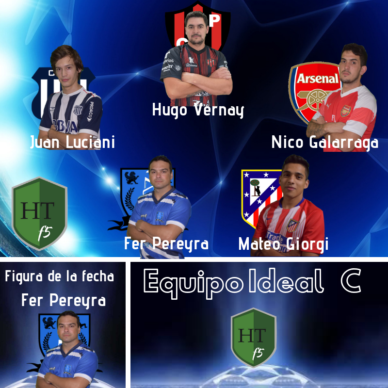 HatTrickF5's tweet photo. Vernay un muro vs. El Campo.
El Doctor Luciani un cirujano de pases.
Galarraga 7 goles en 2 fechas.
Maquinita bien aceitada para ganar el clásico.
Y tamalito Pereyra metió 6 vs. Tateti. https://t.co/ViBhUti6Er