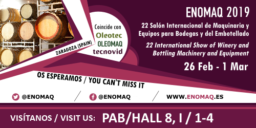 vinventions_es's tweet photo. ¿Quedamos en #Enomaq2019? Visítanos en nuestro stand pabellón 8,  I 1-4  y conocerás toda nuestra gama de soluciones para cierres de vino y espumosos #Nomacorc #Plantcorc #Ohlinger #Alplast #Vintop #Syntek #Nomasense #WQS #WMS https://t.co/t6aIprzpKA