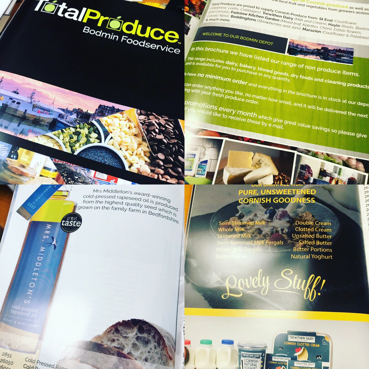 It’s in chefs! New brochure new local additions! Some great local growers and producers! <a href="/PadstowkGarden/">Ross Geach</a> <a href="/MrsMiddletonOil/">Mrs Middleton's Oil</a> <a href="/steweeggs/">St Ewe Eggs 🇬🇧</a> <a href="/BurtsChips/">Burts Snacks</a> <a href="/TrewithenDairy/">Trewithen Dairy</a> <a href="/Cornishketchup/">Cornish Ketchup Co</a> <a href="/CornishSea_Salt/">Cornish Sea Salt</a> <a href="/CornishGoudaCo/">Cornish Gouda Co.</a>