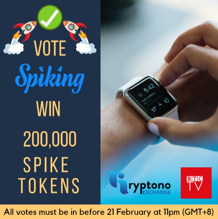 KryptonoEx's tweet photo. 🐋 Spiking wants to say "Thank You" to supporters of Spiking IEO on XPAD, and offers you a promotion of its voting competition on Blockchain Stars.

🐋 For more details, please visit here: https://t.co/MEVT4RiYf5. https://t.co/UF0i7qMKWR