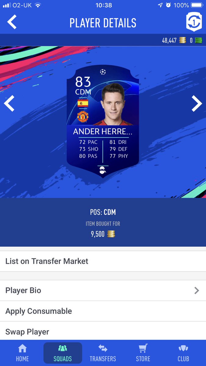 wdxb1999's tweet image. Best CDM in FIFA 19 👀😎‼️