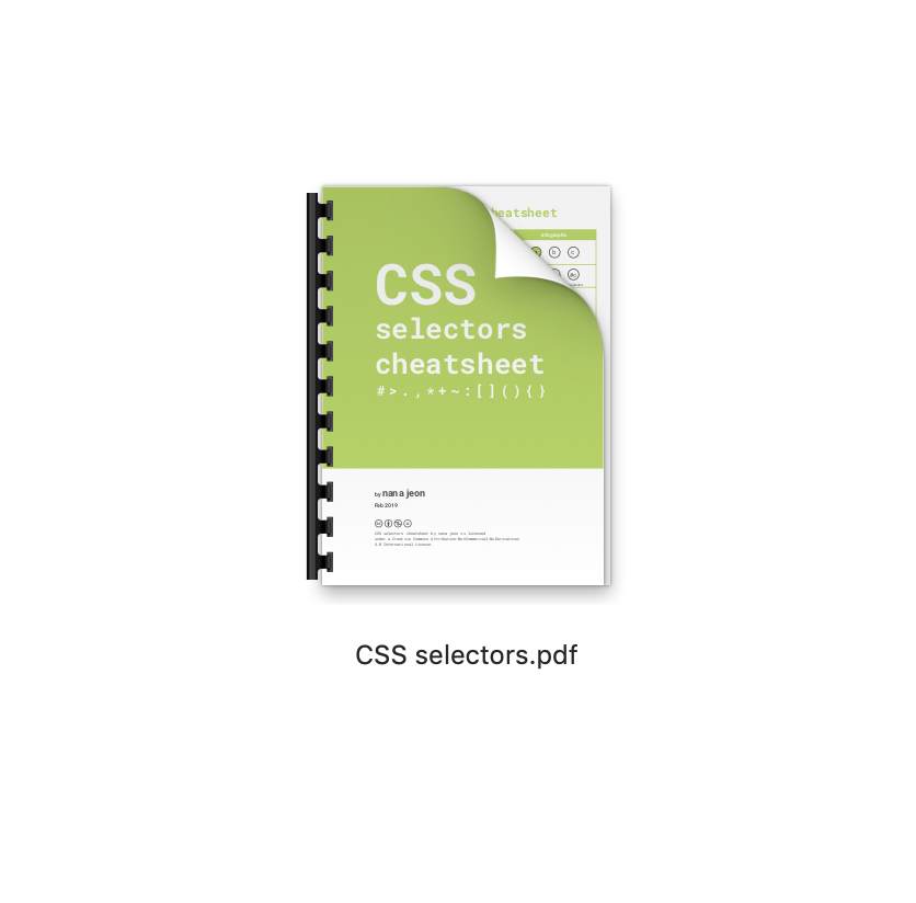 nanacodesign's tweet image. I can't count it how many times did I make a correction with @iamryanyu ✍️ Thank you. Now I'm writing more details about CSS selectors in my blog. I reckon or wish I could share it next Tuesday. 🔮I need magic to finish this. 🧙🏻♀️ #css #cssSelector #cssCheatsheet #codesign