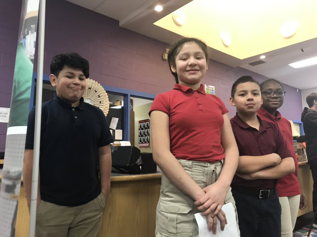 PENCIL4Schools's tweet photo. Meet @WhitsittWildcat 4th Grade Student Ambassadors and our tour guides for the day! #DiscoverMNPS #PENCIL4Schools https://t.co/Lqb5QEEZXX