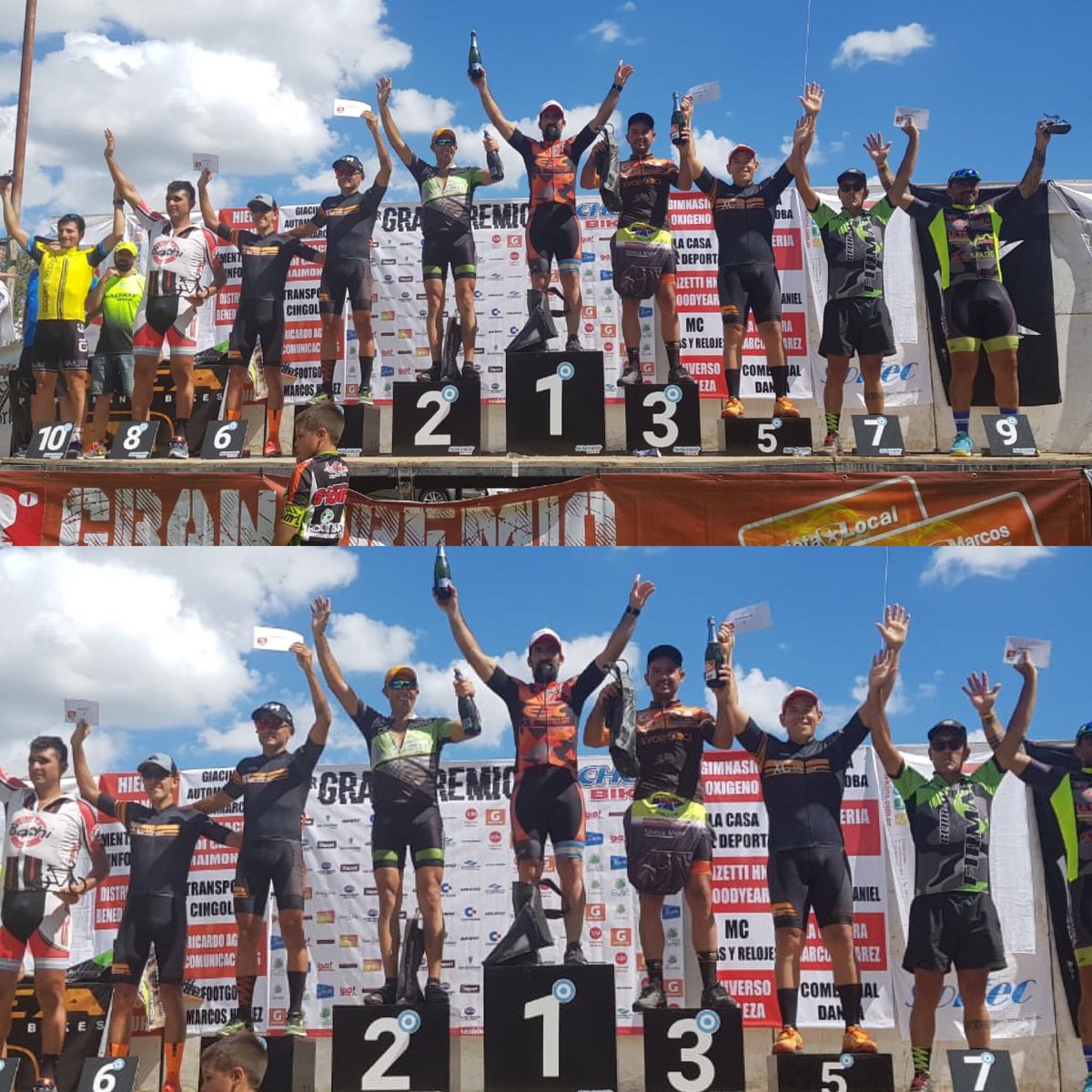 elmarca's tweet photo. #mtb domingo  Marcos Juarez #cordoba Categoría Master B1 4to  @Mariopreti87 
5to @GringoMTB 
6to @MarcosPretiMTB ; Master C1 Sergio Ariotti 8vo https://t.co/Mhncy0tpMC