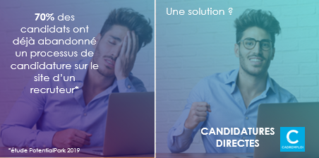 FigaroRecruteur's tweet photo. Stop à la redirection systématique des candidats vers vos sites carrières ! 🙂

Laissez-les postuler simplement depuis l’annonce. Et recevez jusqu’à deux fois plus de candidatures !

Parlons-en ? 😉

https://t.co/9WBL9s0RKK https://t.co/VgxdacM7oD