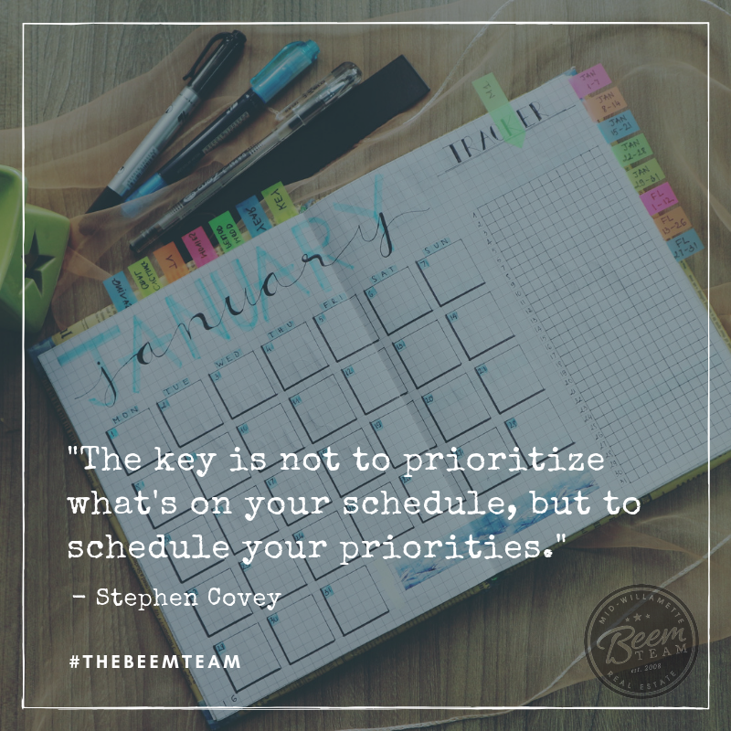 TheBeemTeamLLC's tweet photo. #QuoteOfTheDay #Schedule #Priorities #TheBeemTeam #KellerWilliams #RealEstate #MidWillamette #CapitalCity https://t.co/WLWPoT7avd