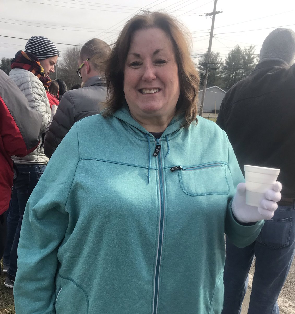 Frances Tolley, a chem teacher at Hurricane High, said 30/1300 students are at school, and no teachers.
“We’re kind of emotional this year — we feel we’re out here without the county’s support, but we’re here for our kids. The community is behind us though, we know that.”