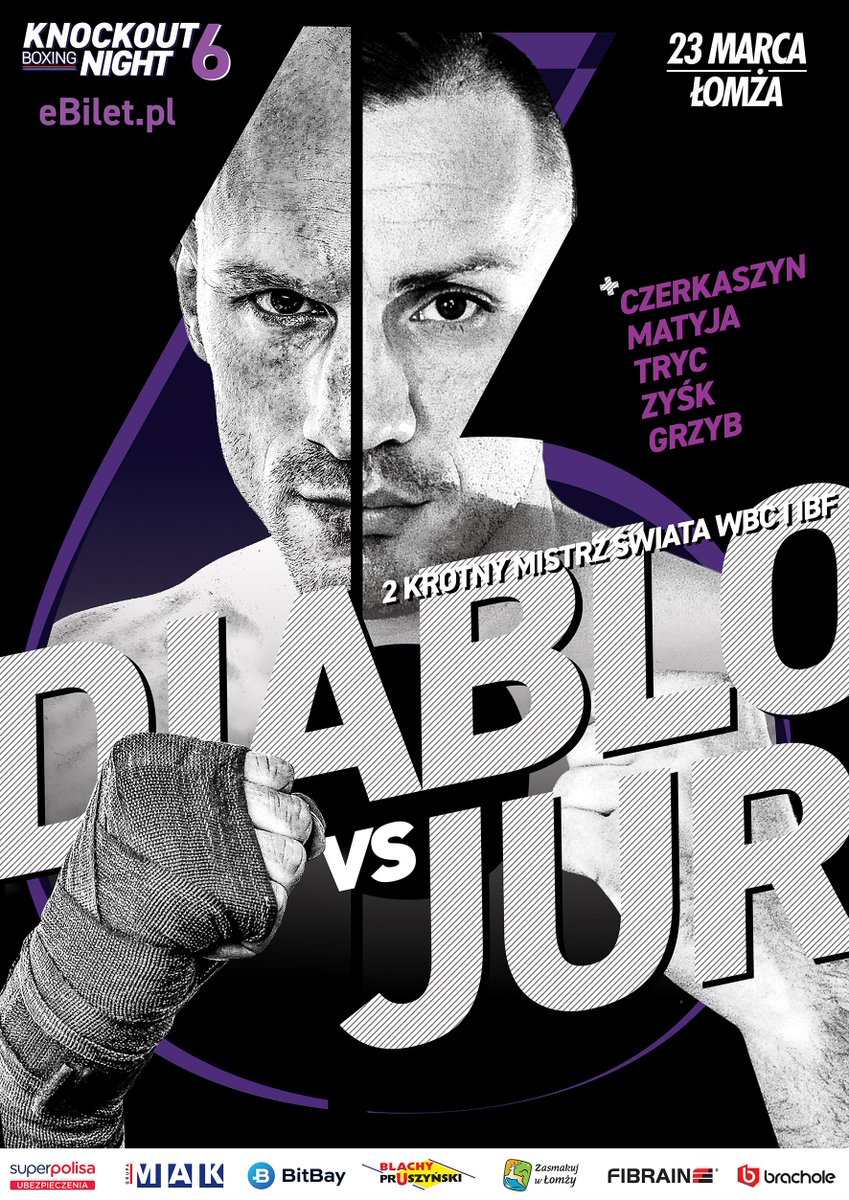 knockoutprm's tweet photo. 👊Oficjalny plakat KBN6: Diablo vs Jur

🥊🔥Już jutro ostatnie zestawienia i pełny fightcard! #knockoutboxingnight

📅23 MARCA / ŁOMŻA
🎟️https://t.co/gYJ4jhRW8i 

@boxingfun @Boks4ever @KrolJagiello @MandesR @RingBlogpl @ringpolskapl @bokser_org @sport_tvppl https://t.co/Tizgwp97Om