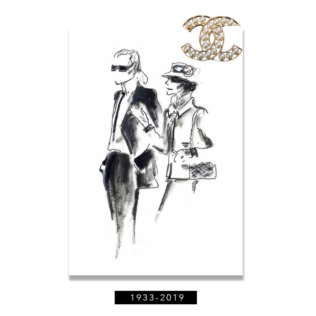 Sin mucho que decir. • Hoy Nos despedimos de un GRANDE; el Káiser de la moda: #KarlLagerfeld