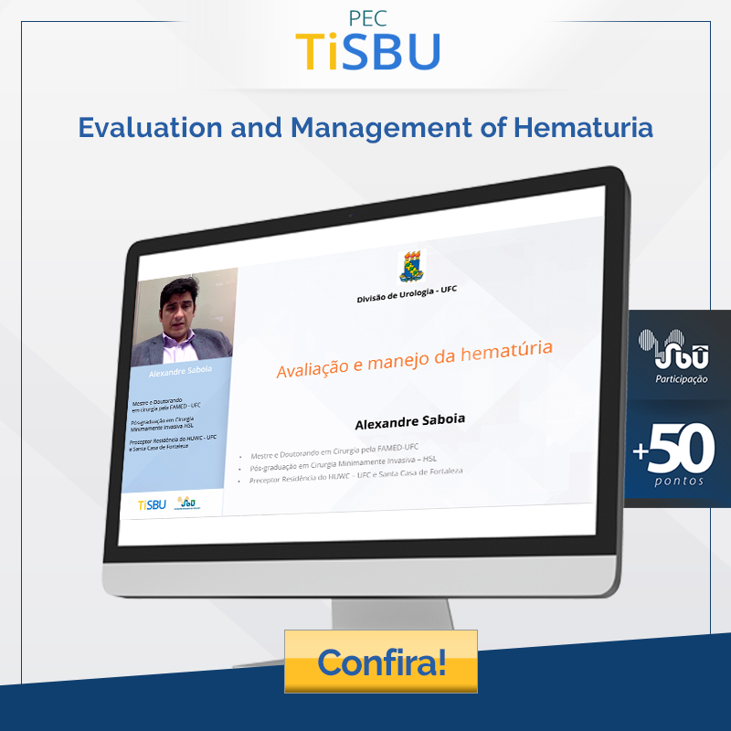 sbuoficial's tweet photo. Nova aula: Evolução e Manejo da Hematúria.
As aulas do PEC TiSBU também constam pontos para o Programa SBU Participação.
Acesse a área de Educação Continuada do site: https://t.co/pDwtK4NG1j [link na bio]
.
.
#SBU #TiSBU #PECTiSBU #Hematuria #urologia https://t.co/Ul86GraAYe