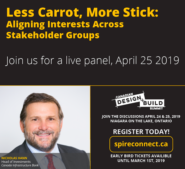 What do investors think about all this infrastructure stuff? Find out in April. <a href="/St_Catharines/">St. Catharines</a> @WSendzik <a href="/NiagaraRegion/">Niagara Region</a> <a href="/cityoftoronto/">City of Toronto 🇨🇦</a> <a href="/cityofhamilton/">City of Hamilton</a> @FCM_Brock <a href="/Chris_Bittle/">Chris Bittle</a> <a href="/FP_Champagne/">François-Philippe Champagne (FPC) 🇨🇦</a> @INFC_eng <a href="/InfraOntario/">Infrastructure Ontario</a>