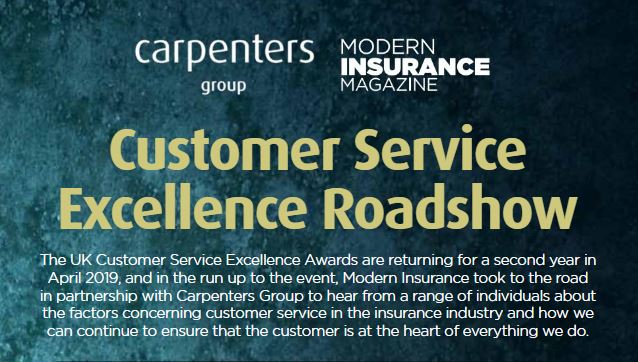 CarpentersGroup's tweet photo. Check out this month's edition of @ModInsuranceMag for our roundtables on #CustomerService. Thank you to everyone who attended our London and Liverpool roundtables: https://t.co/hA13qMiW1B @PlantecAssist @LairdAssessors @SandGResponse #Insurance #Customer #CustomerExcellence https://t.co/skjjTB7ipo
