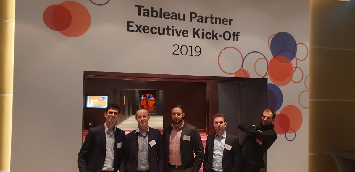 BDBELGIUM's tweet image. When it comes to Tableau, we’re totally up to date again. The Tableau Partner Executive Kick-off 2019 filled us in on the latest novelties and the business plans for the coming year, so we’re ready to roll when it comes to state-of-the-art analytics. #Tableaupartner #analytics