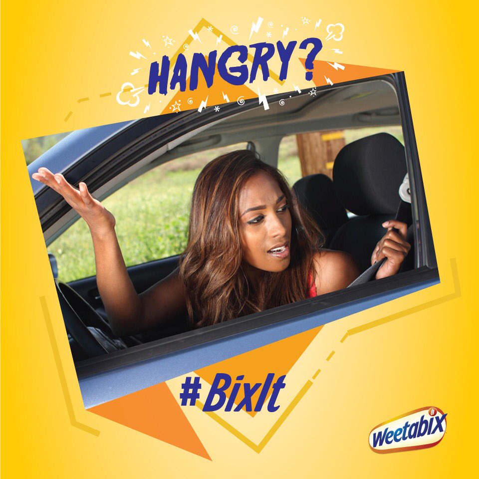 WeetabixEA's tweet photo. So many annoying this happen in traffic. Don’t let the #Hanger get to you. #BixIt https://t.co/MJe9Yvm3Z1