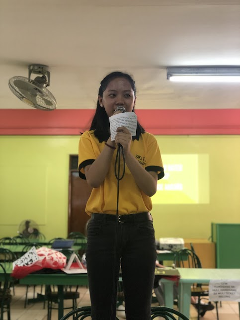 SCTPowerhouse19's tweet photo. Alexie Argaño and Erin Lorenzo running for your Grade 8 Batch Representative delivered their canteen speech today. Vote wisely, Grade 7! https://t.co/x1KcnYf1lv