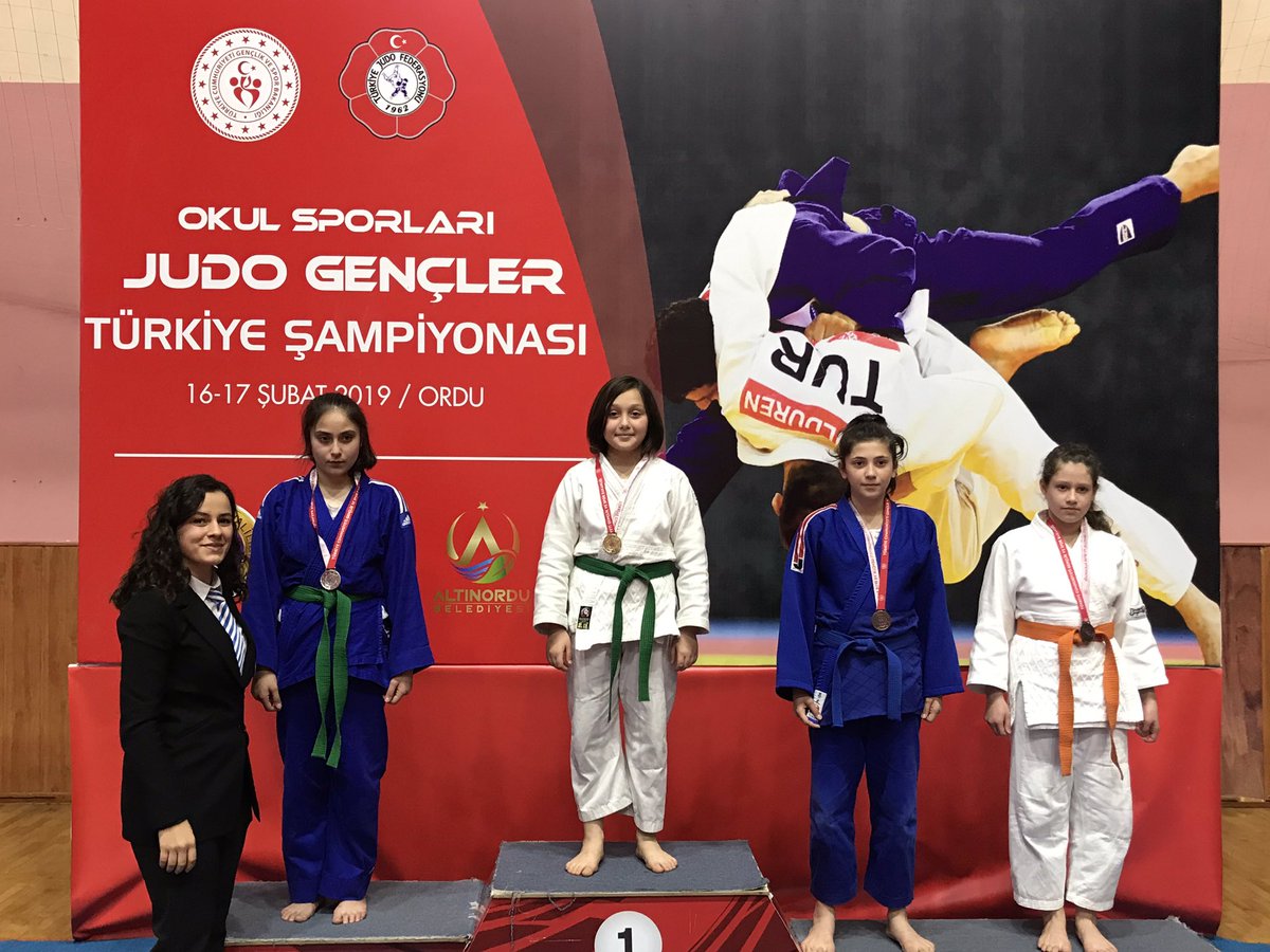 2019 M.E.B. Okullar  Sporları il birinciliği yıldızlar kategorisin'de 
42 kg Galip YILMAZ 🥇
52 kg Melek KEÇELİ 🥇
+63 kg Gülsüm AĞAÇ 🥇
Sporcularımız şampiyon olmuşlardır.
Darısı Türkiye şampiyonası'na inşallah...#ünyejudo 🇹🇷🥋