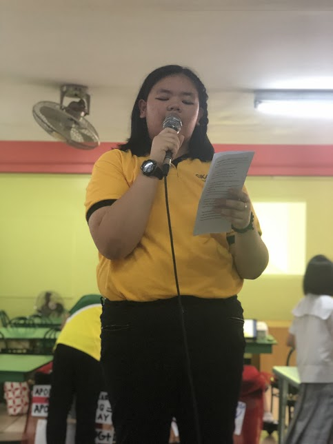 SCTPowerhouse19's tweet photo. Juliana Valdez and Erica Divinaflor running for your Grade 11 Batch Representative delivered their canteen speech today. Vote wisely, Grade 10! https://t.co/mVjI1q4wbj