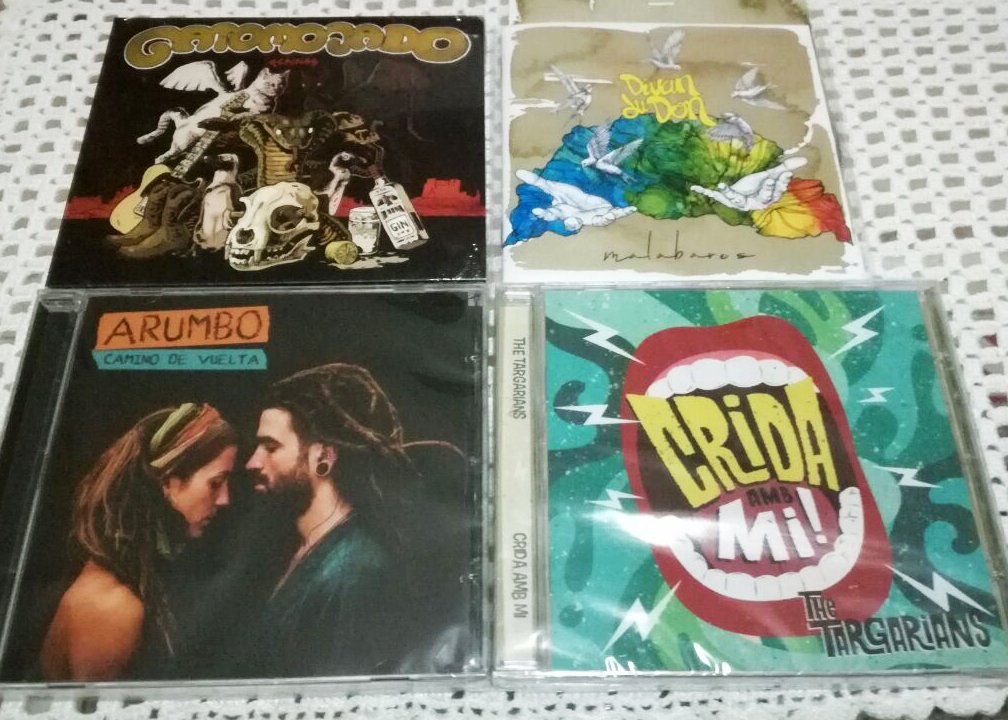 AltFloyd's tweet image. 💿 Recibidos discos de @divandudon, Gatomojado, Arumbo y 
@TheTargarians. ¡Pronto reseñas en AltFloyd! 💻

👌 Gracias a MMM Music, @gaserdiscos, Malagüero Records, 
@actua_pro, @borderlinepress por los envíos. 📨