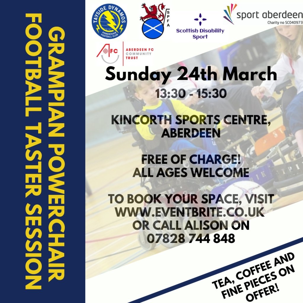 Scottish Powerchair Football Association tweet media