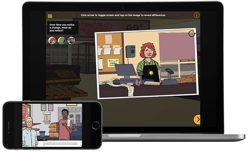 MHCC_'s tweet photo. IncludeMe is an interactive, gamified app that makes it fast and simple for managers to get up to speed on awareness and how to engage and accommodate employees experiencing mental health challenges. And it's free until the end of the month. Try it today! https://t.co/nnkybbR8W1 https://t.co/j5RdNP8DQX