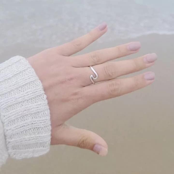 Jclowsexy Wave Alloy Rings for Women