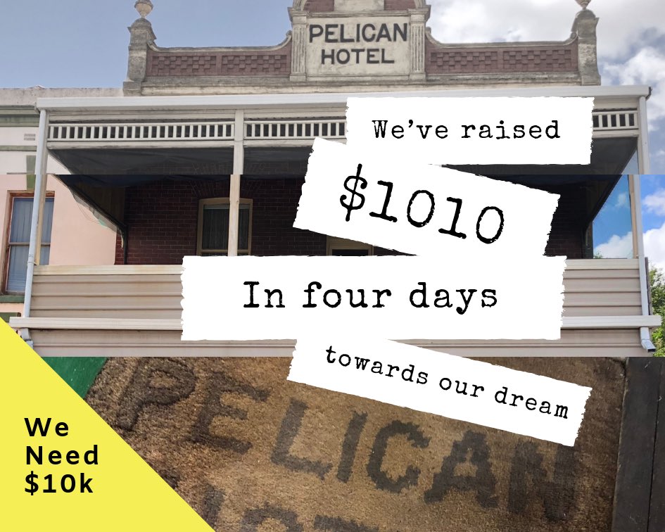 PaulKooperman's tweet image. We’ve raised $1010 in four days. We invite your support and participation. 

One tenth of the way there! The Pelican Hotel is where we want to build a life for our family and a retreat for community gofundme.com/6vunecg?pc=ot_…
