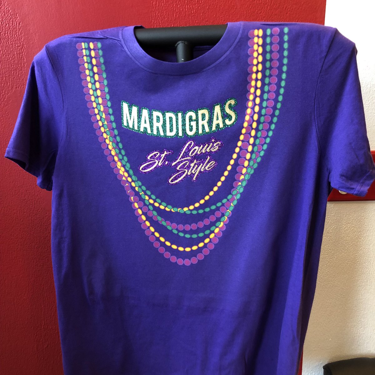 bakedts's tweet image. It’s almost time for Mardi Gras and that means it’s time for a new custom t-shirt from Baked T’s! 
#stlouisstyle #mardigras2019