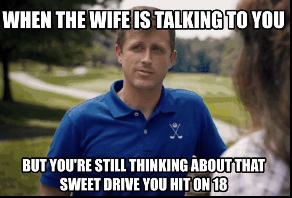 GoneGolfingXP's tweet photo. You have to focus on what’s important 🏌🏾‍♂️
#golfrelationship #golfhumor #Golf #golfmeme https://t.co/NUSILfNKo8