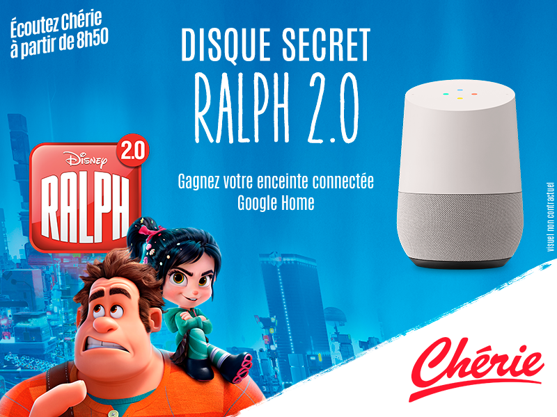 CherieChartres's tweet photo. 👉 #DisqueSecret 👈
Jouez au disque secret #Chérie, et et tentez de remporter votre enceinte connectée Google Home !
Appelez le 3937, dès la diffusion en intégralité du titre ! 📞 https://t.co/KtAgThTYRl