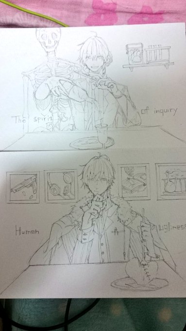 クトゥルフのウチの子への愛着強くてすぐ描いちゃう 