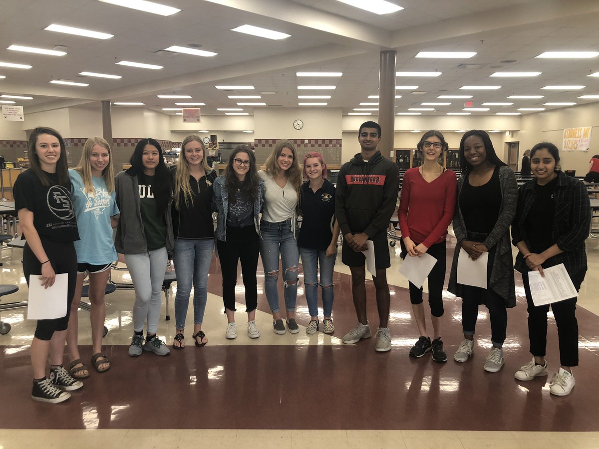 gshswarriors's tweet image. Shout out to the Class of 2019 Honor Court and Top 50! Striving for Success! #WarriorPride @gshsco2019