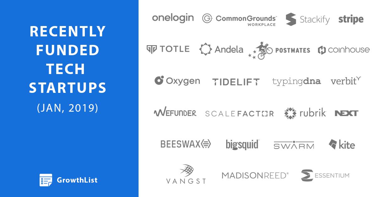 500+ startups that got funded in January 2019 growthlist.co/blog/funded-st…

Featuring @big_squid, @book4time, @bringgapp, @catonetworks, @checkpointmf, @clootrack, @Cloudonix, @cobiroai, @collibra, @CouplerAgency, @cynerio, @daivergenthq, @dashbotio, @demiumstartups, @Divvy_HQ & more