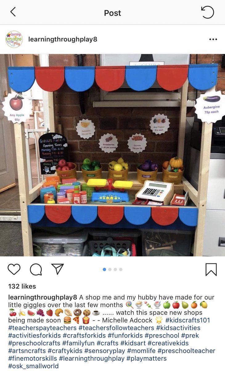 MrHolding98's tweet photo. I absolutely love this Instagram account, some great ideas for learning through play and how to engage younger children in learning😊 https://t.co/6jkNgXX7LD