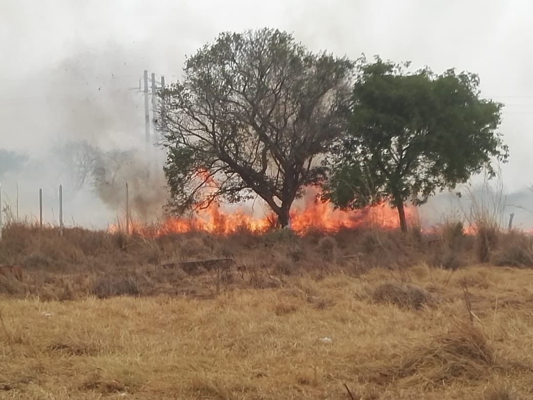 Adojeda35's tweet photo. Realizamos liquidación de incendio forestal presentado en la vereda San Francisco el cual afectó 5 hectáreas de pastos, en el evento 2 carros cisternas y 6 unidades. @DNBomberosCol https://t.co/JUzILKkn48