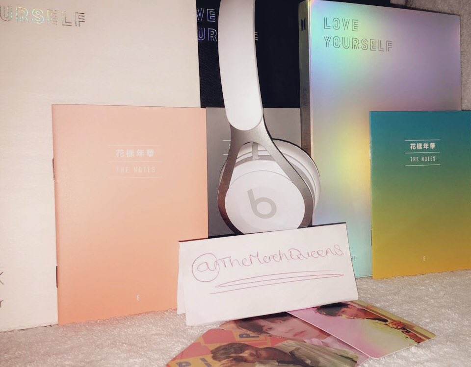 Themerchqueens's tweet photo. So .. I’ve been thinking of giving away a pair of Beats and .. while I’m at it, who would like a Love Yourself Album💜

Think of it as a little thank you for my 3,000 Followers Celebration🥳

RT and ♡ for 
• Love Yourself Albums, Tear, Her &amp; Answer💜
• Beats to go with it💛💖 https://t.co/7VOr4XNODC