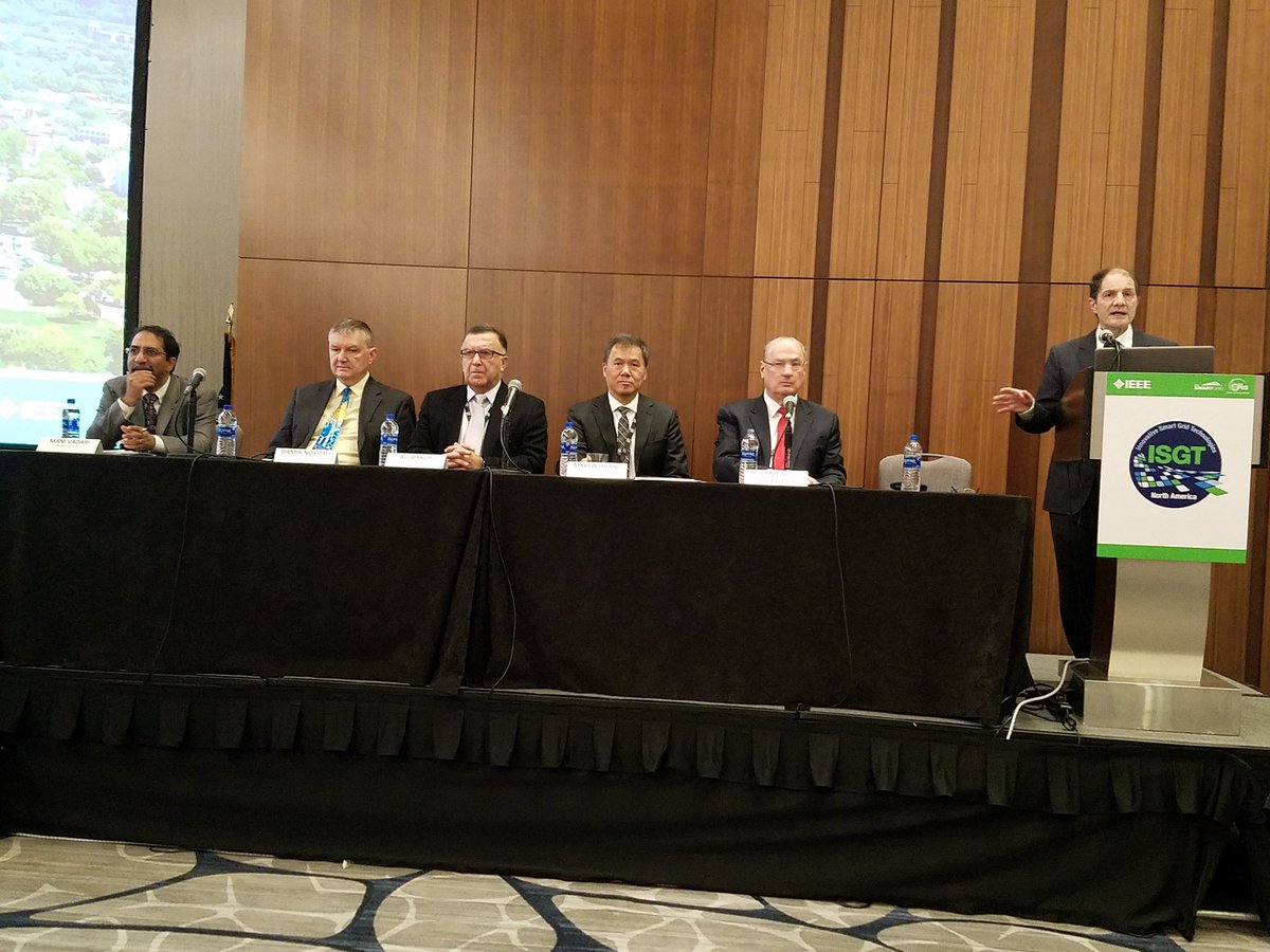 IEEEFoundation's tweet image. What&apos;s better to celebrate #EWeek2019 than with an #isgt2019 plenary on #transactiveenergy ? Open with recent @InventorsHOF inductee @SEL_News CEO Dr. Schweizter!! #IEEE #philanthropy