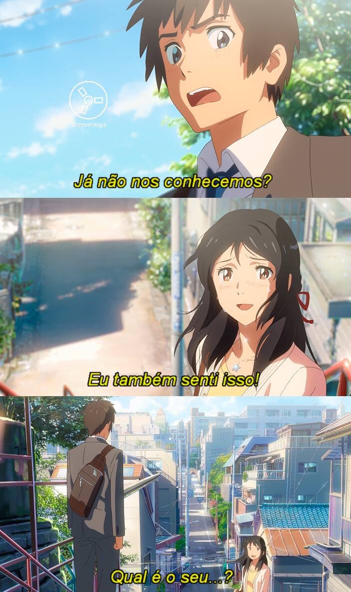 Um Filme Me Disse - Filme: Your Name Direção: Makoto Shinkai Ano