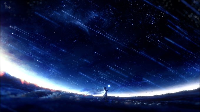 「夜空 超ロングヘア」のTwitter画像/イラスト(古い順)