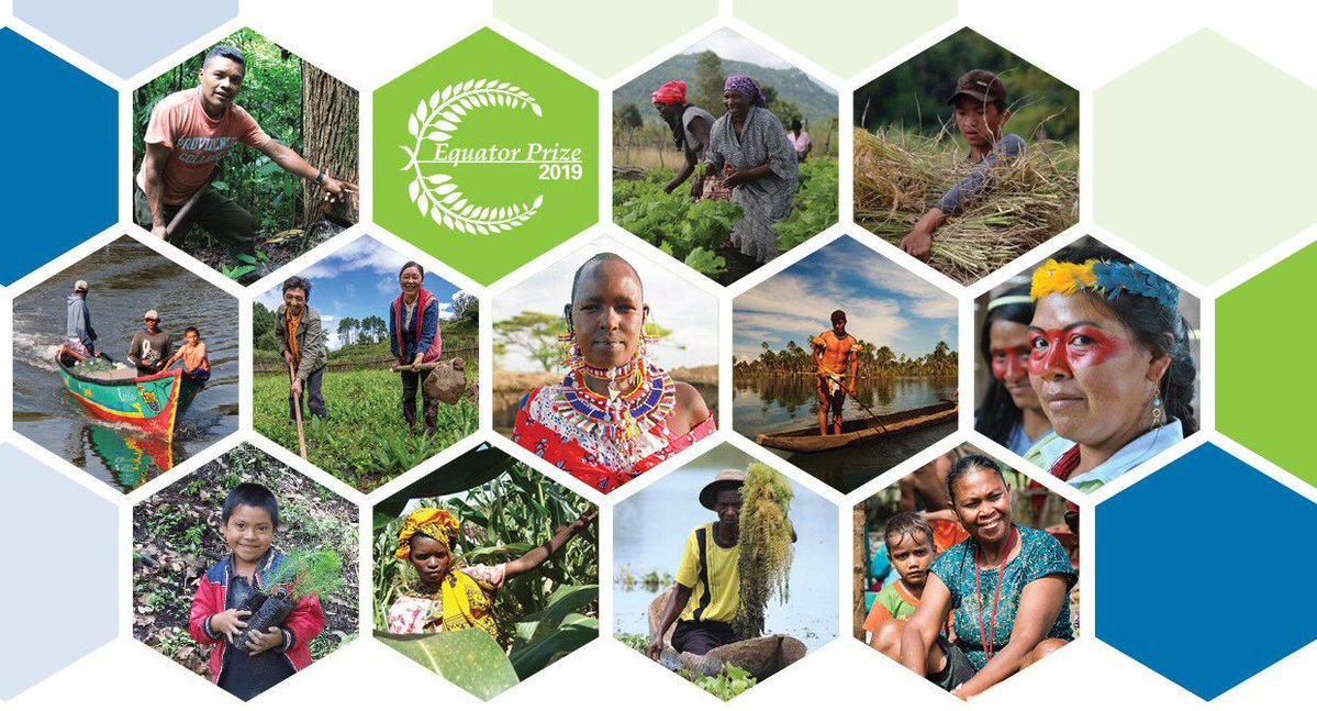 #EquatorPrize winners are grassroots activists & innovators who create nature-based solutions to bring the #SDGs to life in their communities. 

Nominate your champion for the 2019 #EquatorPrize by February 26: equatorinitiative.org #NewDealForNature #2030Agenda #GlobalGoals