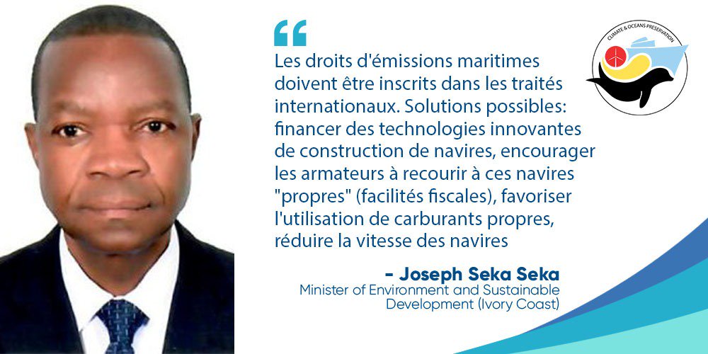 Great suggestion from Joseph Seka Seka at #BEclimateoceans