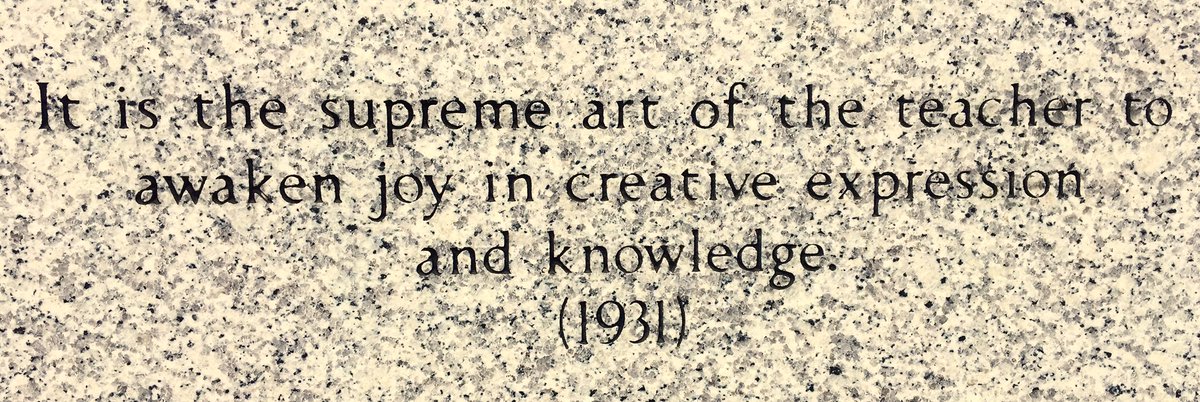 Back at school today. What an experience we had. Proud isn’t enough to describe how I feel. Looking back on the trip, this quote from Albert Einstein says it all. Many thanks to my amazing students for being the wonderful young people you are and sharing this experience with me.