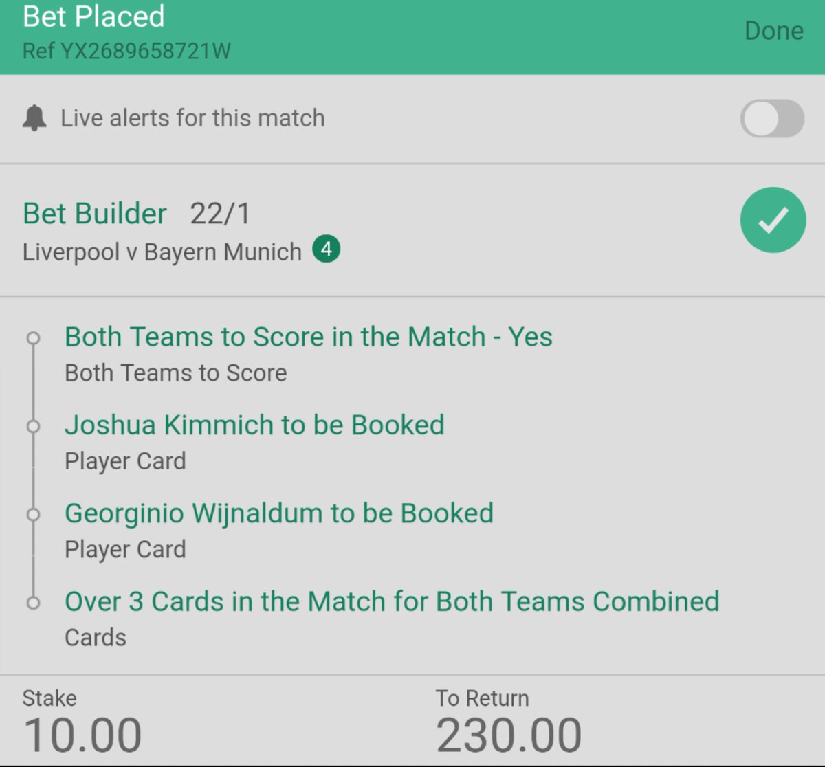 💰 GIVEAWAY 💰

Teaming up with <a href="/InplayMan/">InplayMan™ 💜</a> for  tonight's big UCL game!

We have both backed these betbuilders below with £10 each and if it wins we are giving away

£100 each to 3 of you and £160 to Cancer Research.

To enter:

1. Retweet this tweet
3. Follow me and <a href="/InplayMan/">InplayMan™ 💜</a>