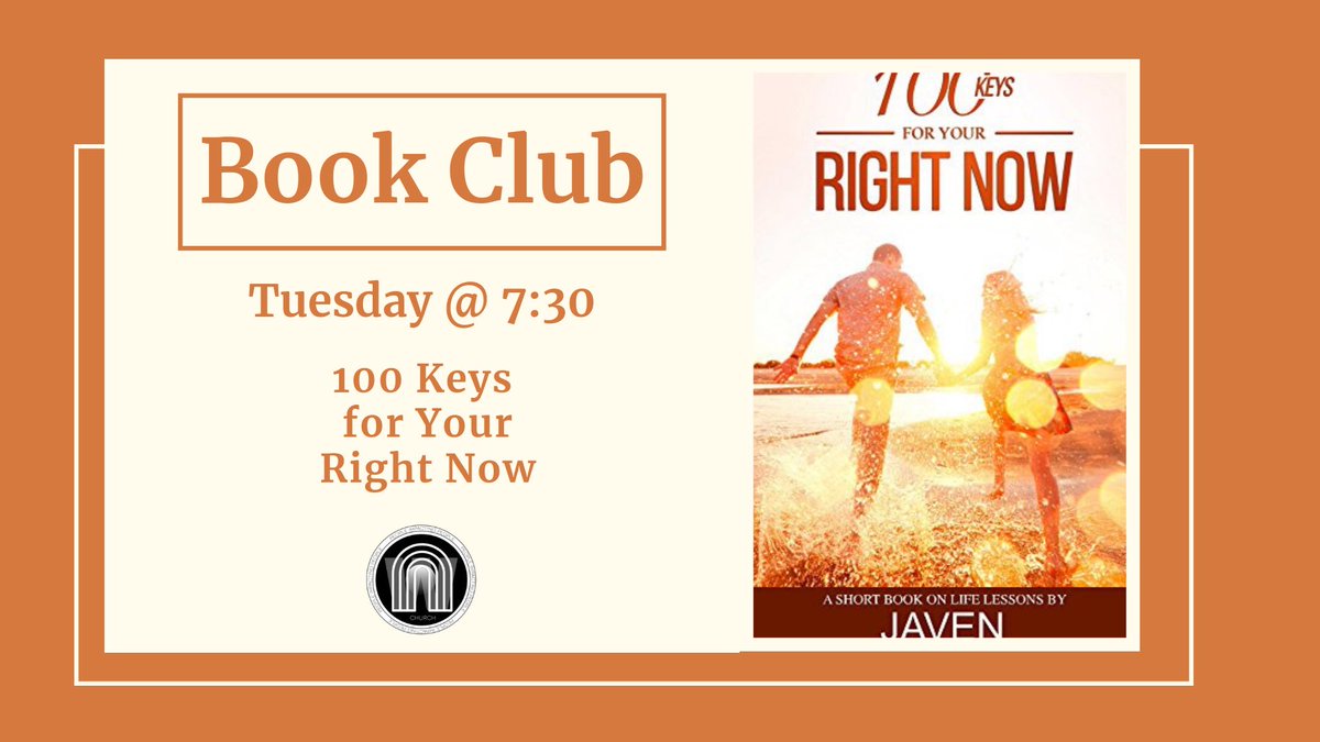 nowchurchfl's tweet photo. Tonight is Book Club!📖 Get in on the fun with us during Midweek as we review 100 Keys for Your Right Now by our Pastor @javenonline!
See you tonight!
#nowchurchfl #bookclub #100keys (4529 #hollywoodblvd, #hollywoodfl) #rightnow #midweek #tuesdaynight https://t.co/clraTHU22G