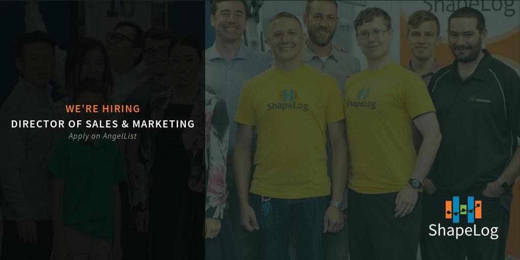 We're #hiring - do you know a #sales and #marketing leader who might be interested in joining our growing fitness technology #startup ? angel.co/shapelog-1/job…